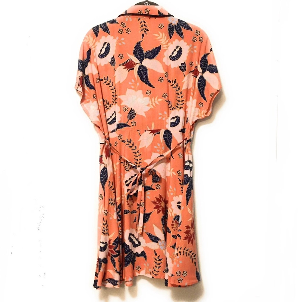 Floral Print Mini Shirt Dress Size M - Picture 5 of 8